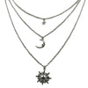 Casual Sun Star Moon Alloy Plating Unisex Pendant Necklace