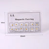 1 Set Nose Rings & Studs Casual Sweet Shiny Geometric 304 Stainless Steel Plastic Epoxy Rhinestones Zircon 18K Gold Plated