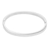 Casual Sweet Simple Style Round Stainless Steel Titanium Steel Plating Metal Button Rose Gold Plated Gold Plated Silver Plated Bangle