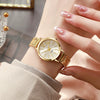 Casual Universal Quartz Watch With Plastic Case Iron Belt And Stainless Steel Buckle Round Dial