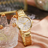 Casual Universal Quartz Watch With Plastic Case Iron Belt And Stainless Steel Buckle Round Dial