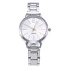 Casual Universal Quartz Watch With Plastic Case Iron Belt And Stainless Steel Buckle Round Dial