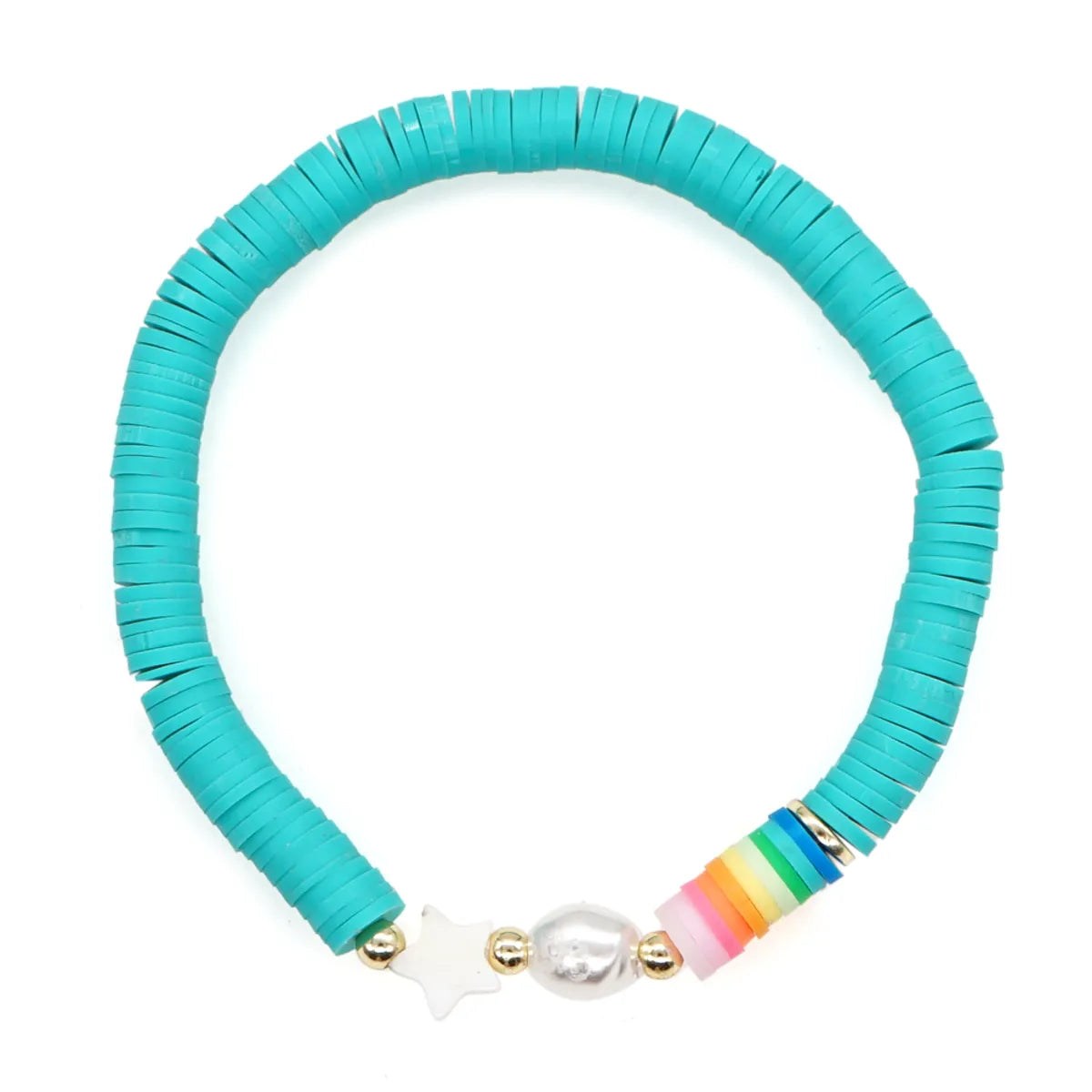 Casual Vacation Heart Shape Soft Clay Wholesale Bracelets