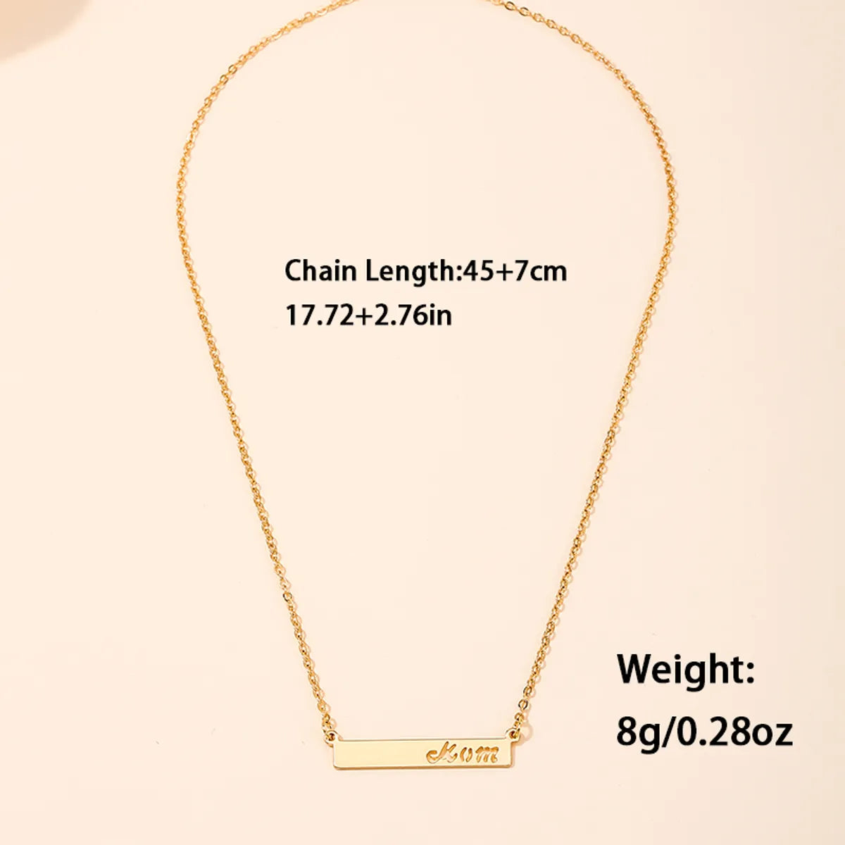 Casual Vacation Letter Alloy Zinc Wholesale Necklace