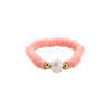 Casual Vacation Round Resin Beaded Pearl Women'S Rings