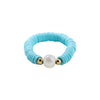 Casual Vacation Round Resin Beaded Pearl Women'S Rings