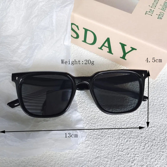 Casual Vacation Solid Color Pc Resin Square Full Frame Kids Sunglasses