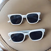 Casual Vacation Solid Color Pc Resin Square Full Frame Kids Sunglasses