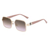 Casual Vacation Solid Color Pc Square Full Frame Women'S Sunglasses