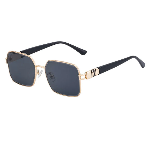 Casual Vacation Solid Color Pc Square Full Frame Women'S Sunglasses