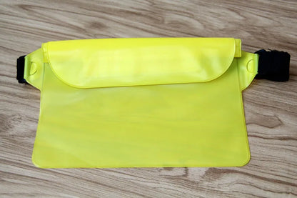 New Style Leisure Vacation Solid Color Plastic Waterproof Bag