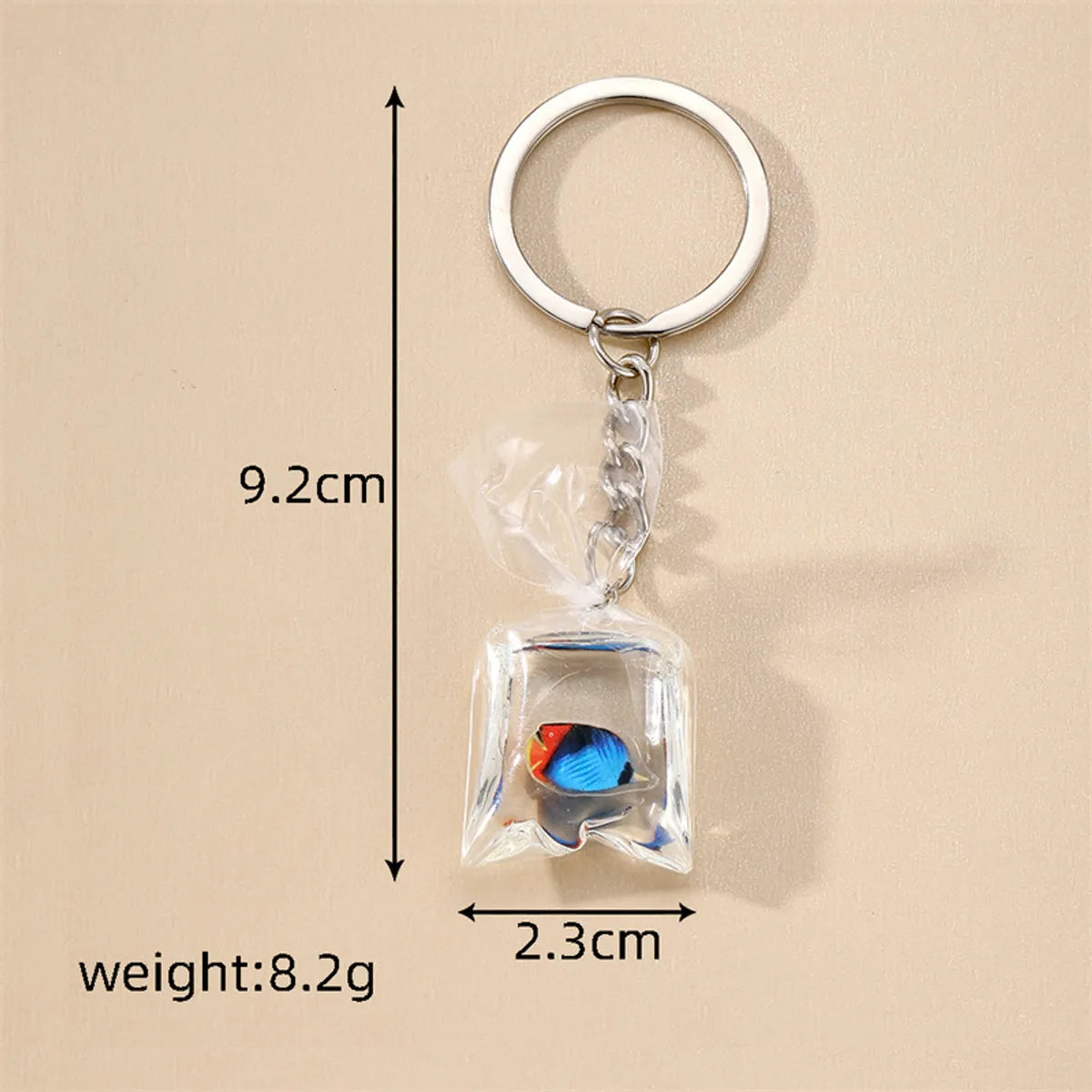 Casual Vintage Style Simple Style Fish Resin Bag Pendant Keychain