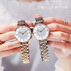 Casual Women's Quartz Watch Alloy Case Stainless Steel Buckle Round Dial