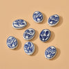 Ceramic Handpainted Little Daisy Flower Beads Jewelry Accessories For Diy Bracelet Necklace Earring