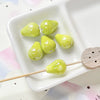 Ceramic Loose Beads Water Drop Pattern Environmentally Friendly For Diy Handmade Jewelry Bracelet Necklace Accessories
