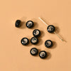 Ceramics Freshwater Shell Doublesided Goldplated Floret Butterfly Moon Star Round Dripping Glue Jewelry Accessories