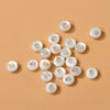 Ceramics Freshwater Shell Doublesided Goldplated Floret Butterfly Moon Star Round Dripping Glue Jewelry Accessories