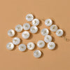Ceramics Freshwater Shell Doublesided Goldplated Floret Butterfly Moon Star Round Dripping Glue Jewelry Accessories