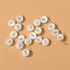 Ceramics Freshwater Shell Doublesided Goldplated Floret Butterfly Moon Star Round Dripping Glue Jewelry Accessories