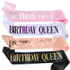 Ceremonial Belt Satin Bronzing Black Gold For Birthday Party