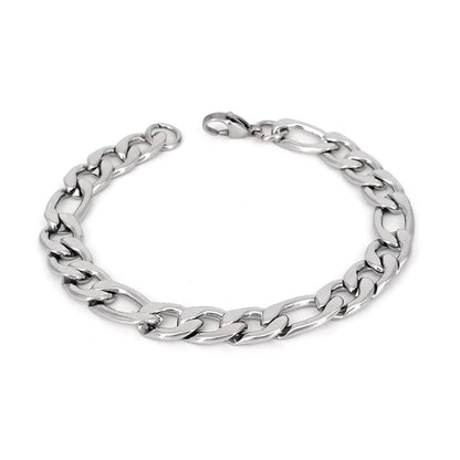 Hip-Hop Geometric 304 Stainless Steel No Inlaid Men'S Bracelets