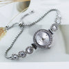 Chalcedony Alloy Round Casual Fashion Women's Bracelet Watch
