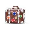 Charm Jewelry Silverplated Suitcase Camera Beaded Diy Accessories With Dripping Oil Design For Women