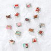 Charms Module Handmade DIY Red And Black Light Luxury Bracelet Creative Personality Italian Bracelet Accessories