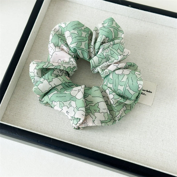Chiffon Tiedye Handmade Hair Ring Headwear Women's Fresh High Elasticity Hair Accessories
