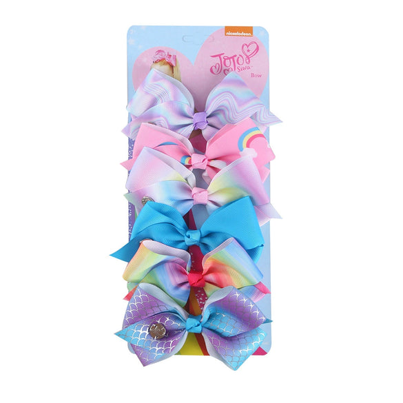 Children Hair Accessories Cloth Silver Cartoon Handmade Doll Plaid Side Clip Bow Tiara