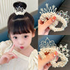 Children Pearl Handmade Crown Hair Band Hair Accessories
