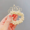 Children Pearl Handmade Crown Hair Band Hair Accessories