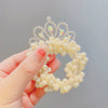 Children Pearl Handmade Crown Hair Band Hair Accessories
