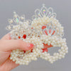 Children Pearl Handmade Crown Hair Band Hair Accessories