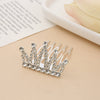 Children Princess Rhinestone Alloy Geometric Crown Comb Hair Accessories