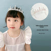 Children'S Crown Hairpin Baby Hair Comb Princess Crown Headdress Little Girl Birthday Rhinestone Crown Comb Hair Accessories