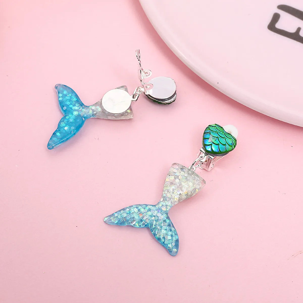 Children'S Ear Clips Ocean Princess Children'S Baby Earrings Wild Earrings