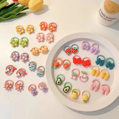 Children'S Hair Accessories Cute Hair Rope Summer New Small Rubber Band Baby Hair Ring Hair Volume Less Thumb Ring Hair Rope Wholesale