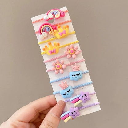 Children'S Hair Accessories Cute Hair Rope Summer New Small Rubber Band Baby Hair Ring Hair Volume Less Thumb Ring Hair Rope Wholesale