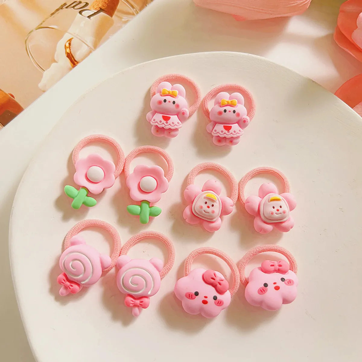 Children'S Hair Accessories Cute Hair Rope Summer New Small Rubber Band Baby Hair Ring Hair Volume Less Thumb Ring Hair Rope Wholesale