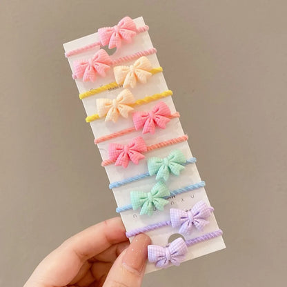 Children'S Hair Accessories Cute Hair Rope Summer New Small Rubber Band Baby Hair Ring Hair Volume Less Thumb Ring Hair Rope Wholesale