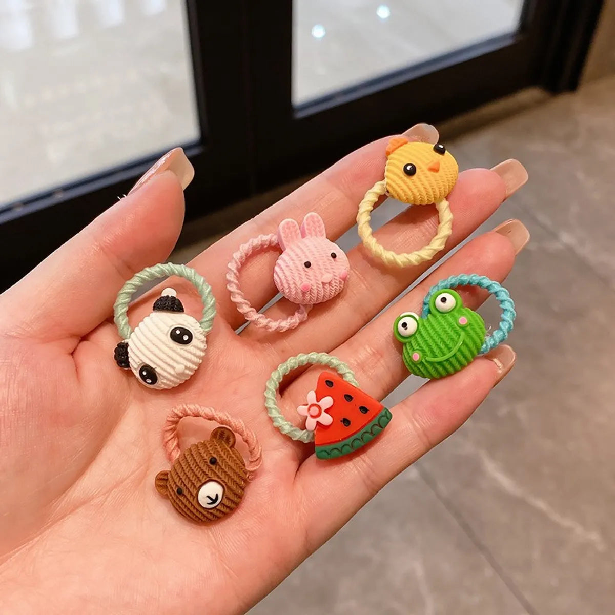 Children'S Hair Accessories Cute Hair Rope Summer New Small Rubber Band Baby Hair Ring Hair Volume Less Thumb Ring Hair Rope Wholesale