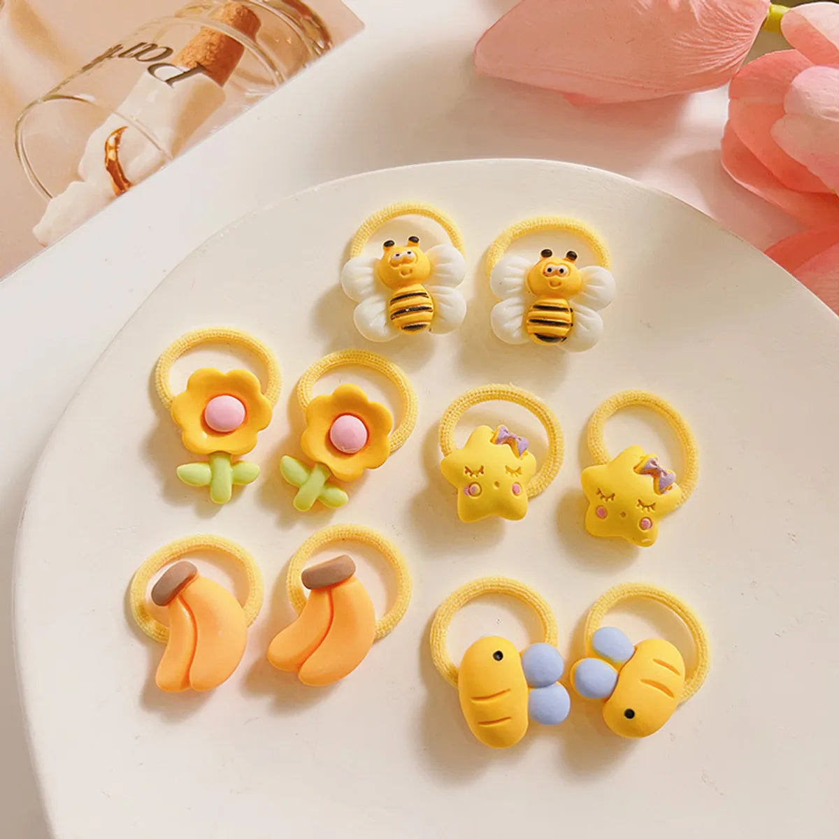 Children'S Hair Accessories Cute Hair Rope Summer New Small Rubber Band Baby Hair Ring Hair Volume Less Thumb Ring Hair Rope Wholesale