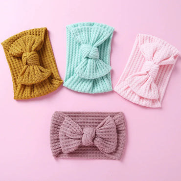 Children'S Hair Accessories New Knitted Fabric Wide Baby Headbands