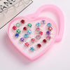 Children'S Ring Women'S Cartoon Jewelry Princess Ring Resin Toy Set Kindergarten Small Gifts Girls' Jewelry