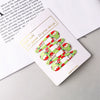 Children's Cartoon Fruit Bangs Clip Hair Accessories Headdress Bb Clip Side Clip Made Of Alloy Handmade 4 Piece Set