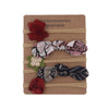 Children's Cloth Flower Bow High Elastic Hairband Set Natural Style Baby Headband Hair Accessories