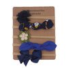Children's Cloth Flower Bow High Elastic Hairband Set Natural Style Baby Headband Hair Accessories