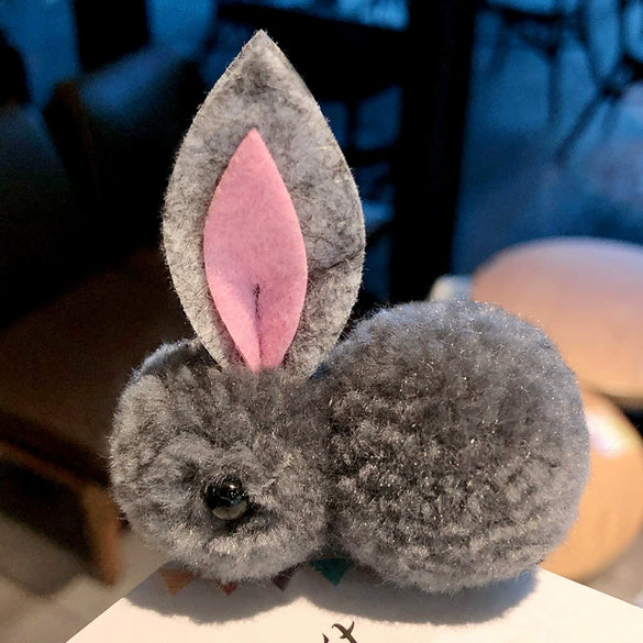 Children's Cloth Hair Accessories With Cute Rabbit And Animal Zodiac Pattern