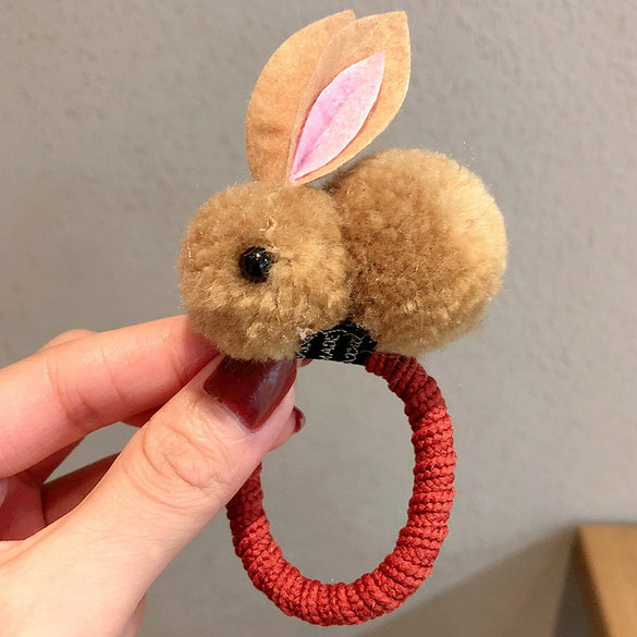 Children's Cloth Hair Accessories With Cute Rabbit And Animal Zodiac Pattern